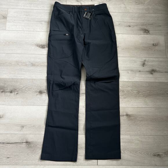 Eddie Bauer Men’s Ranier Stretch Pant Active Fit Size 32/34 Storm Color NWT - Picture 1 of 11